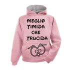 Felpa Donna ( Meglio Timida ) - Gufetto Brand 