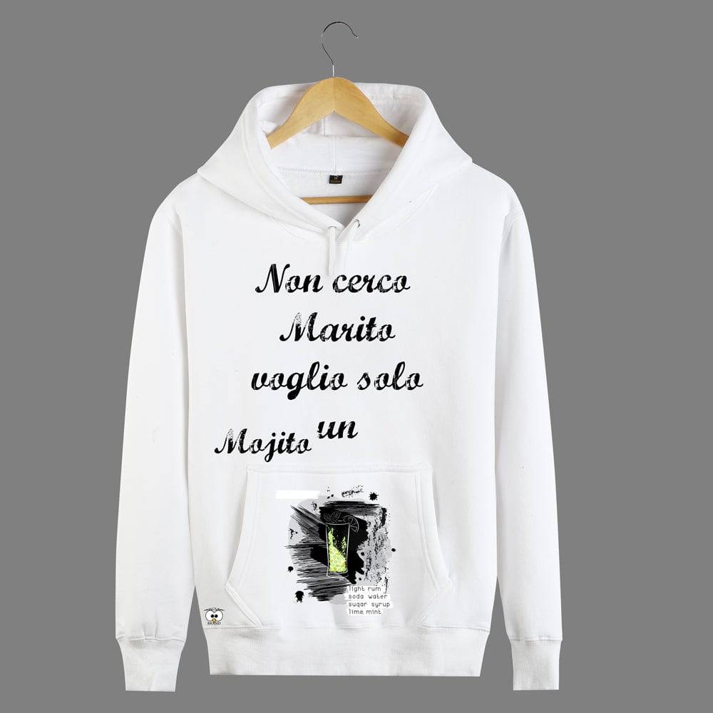 Felpa Donna  Non cerco Marito - Gufetto Brand 