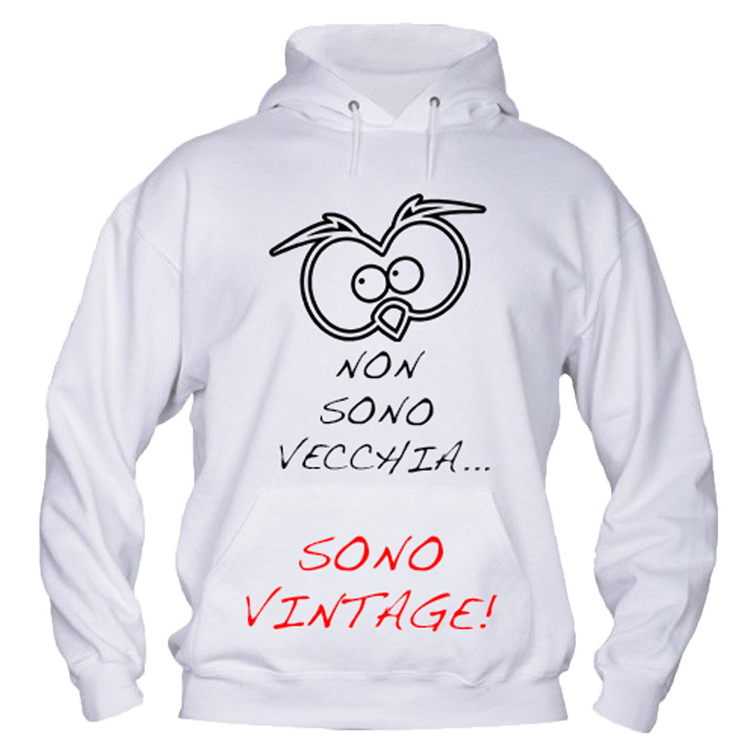 Felpa Donna ( Non sono Vecchia... ) - Gufetto Brand 