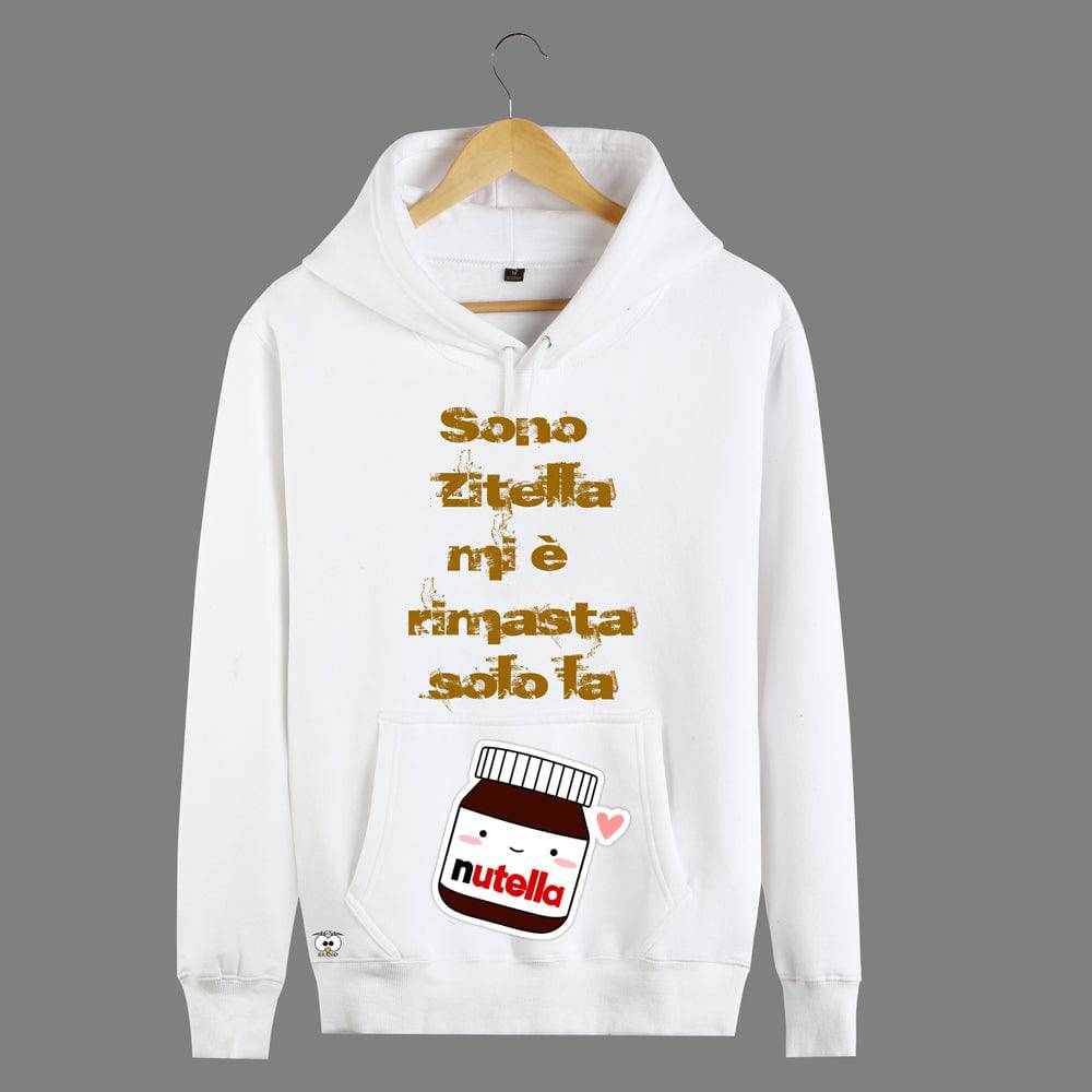 Felpa Donna  Sono Zitella - Gufetto Brand 