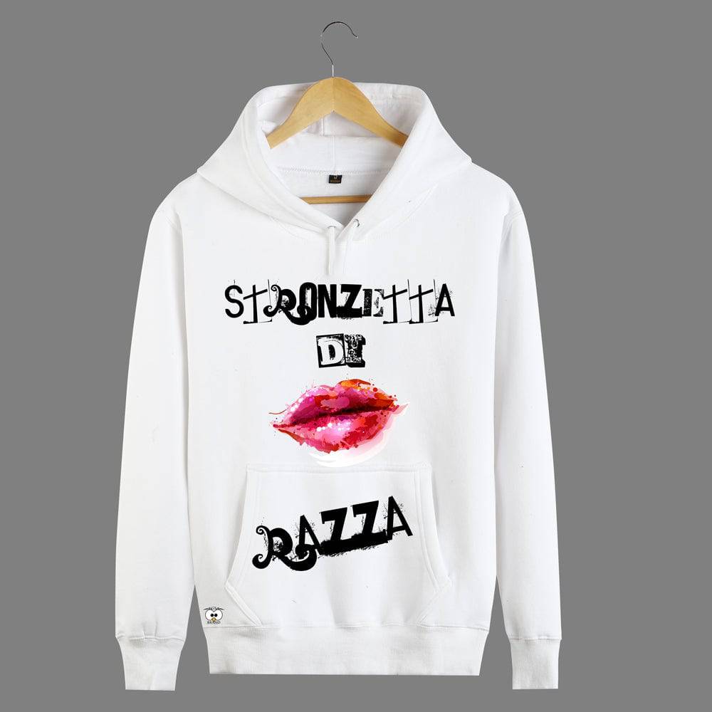 Felpa Donna Stronzetta di Razza Bacio - Gufetto Brand 