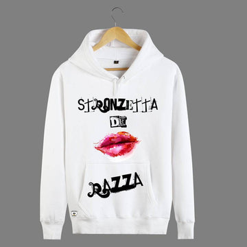 Felpa Donna Stronzetta di Razza Bacio