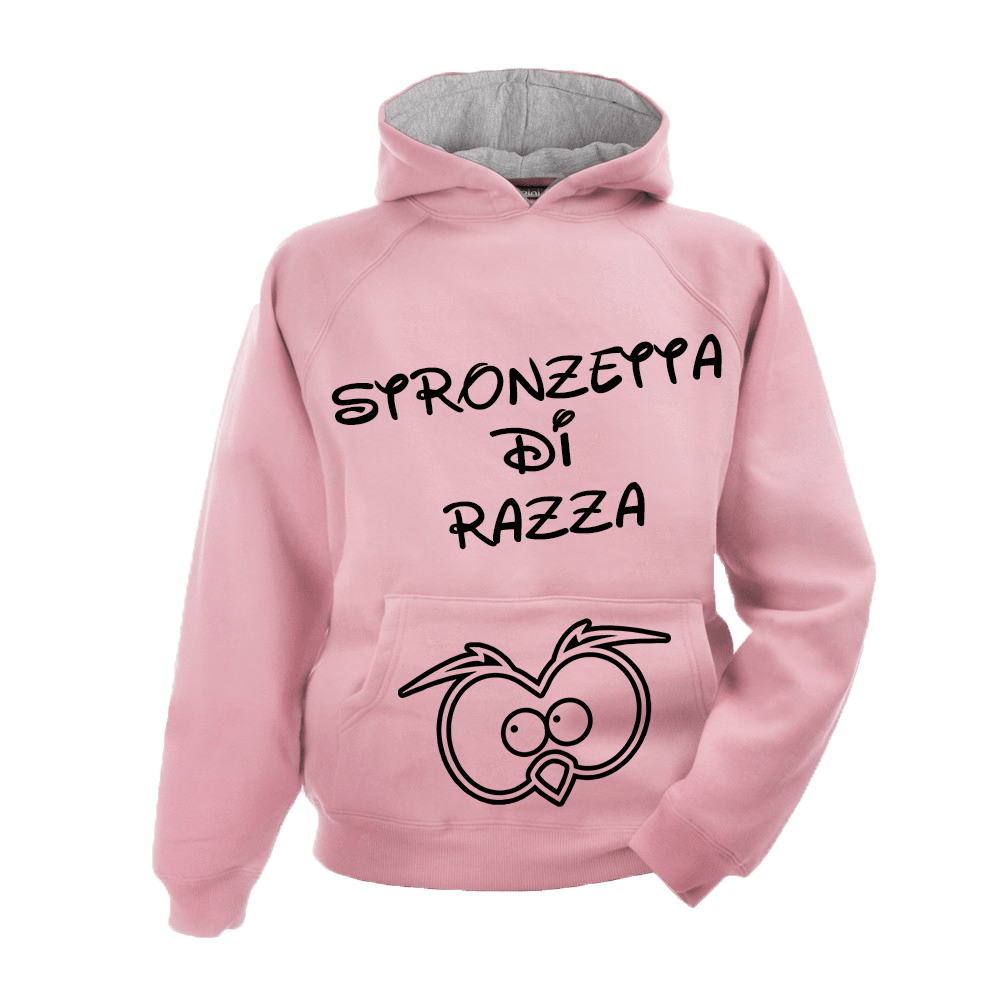 Felpa Donna ( Stronzetta di Razza ) Pink - Gufetto Brand 
