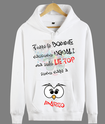 Felpa Donna Tutte le donne...MARZO