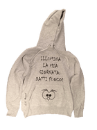 Felpa Grigia Donna ( illumina la mia giornata... ) - Gufetto Brand 