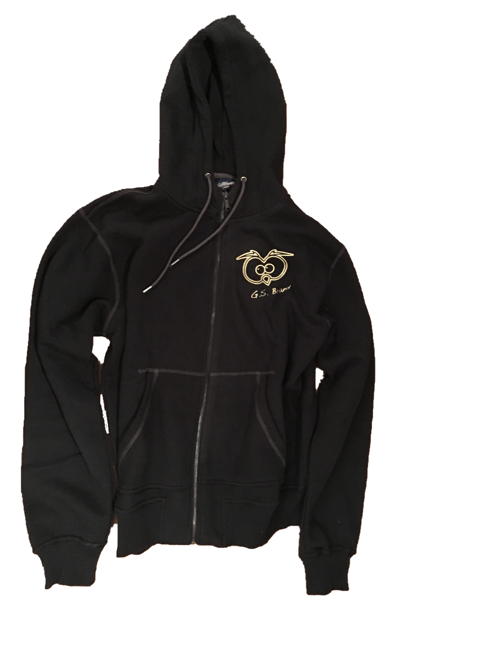 Felpa Nera Occhio Oro Donna - Gufetto Brand 