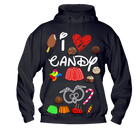 Felpa Uomo ( I Love Candy ) - Gufetto Brand 