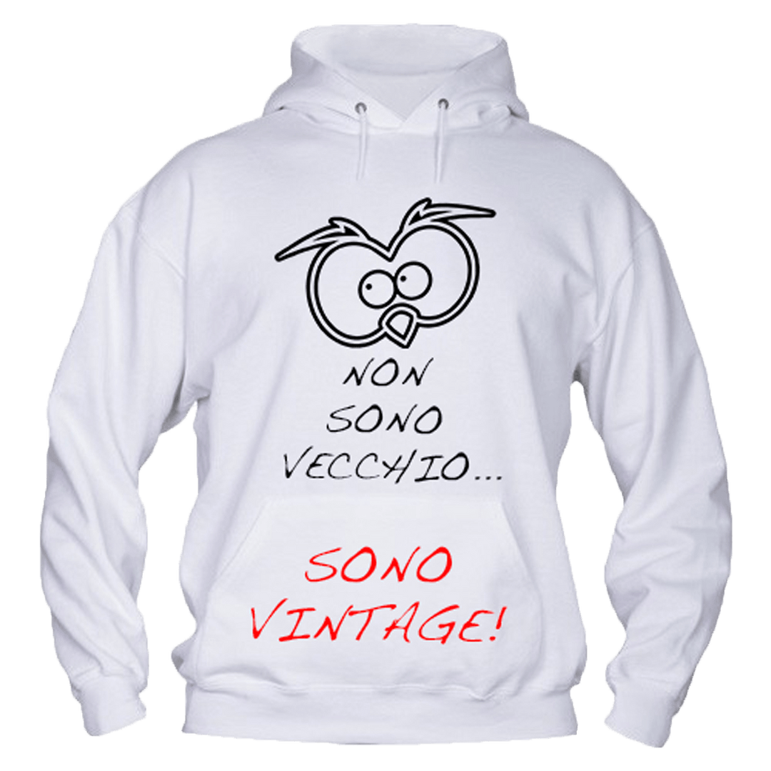 Felpa Uomo ( Non sono Vecchio... ) - Gufetto Brand 