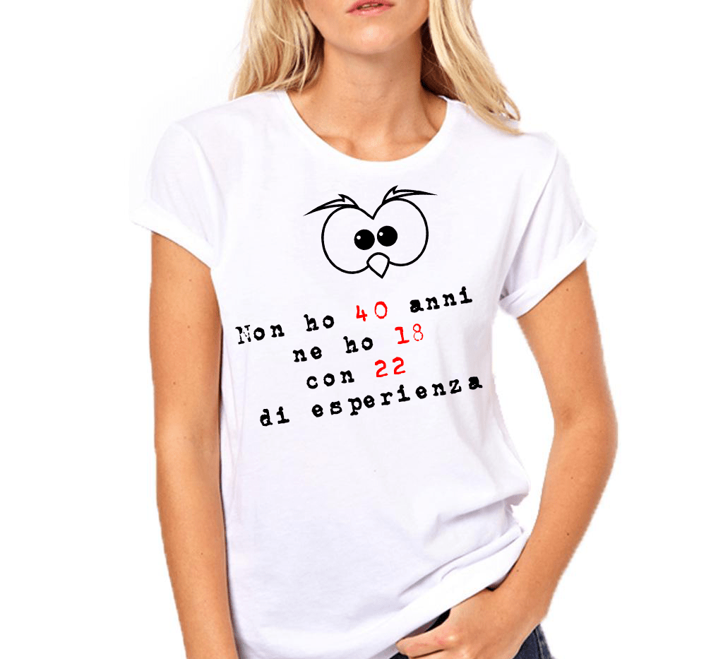 Non ho 40 (donna) - Gufetto Brand 