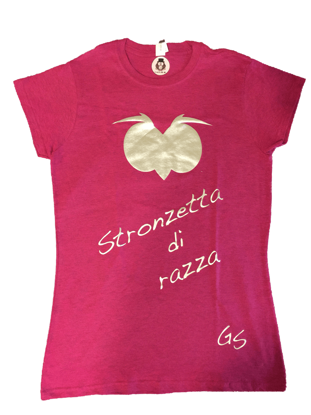 T-shirt Stronzetta di Razza Gold/Silver Edition - Gufetto Brand 
