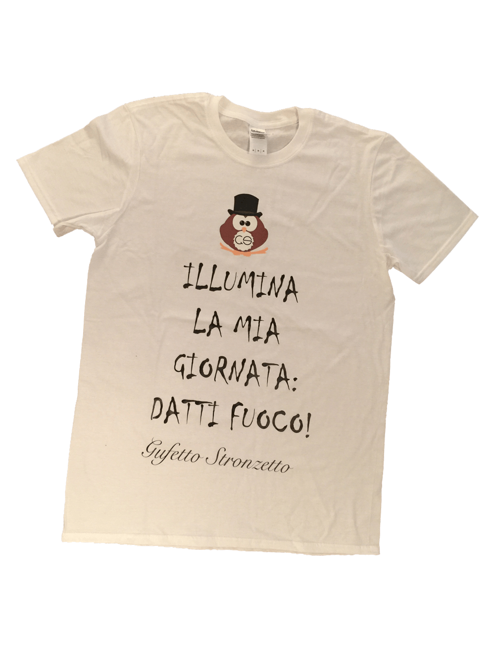 T-shirt Uomo ( Illumina la mia Giornata... ) - Gufetto Brand 