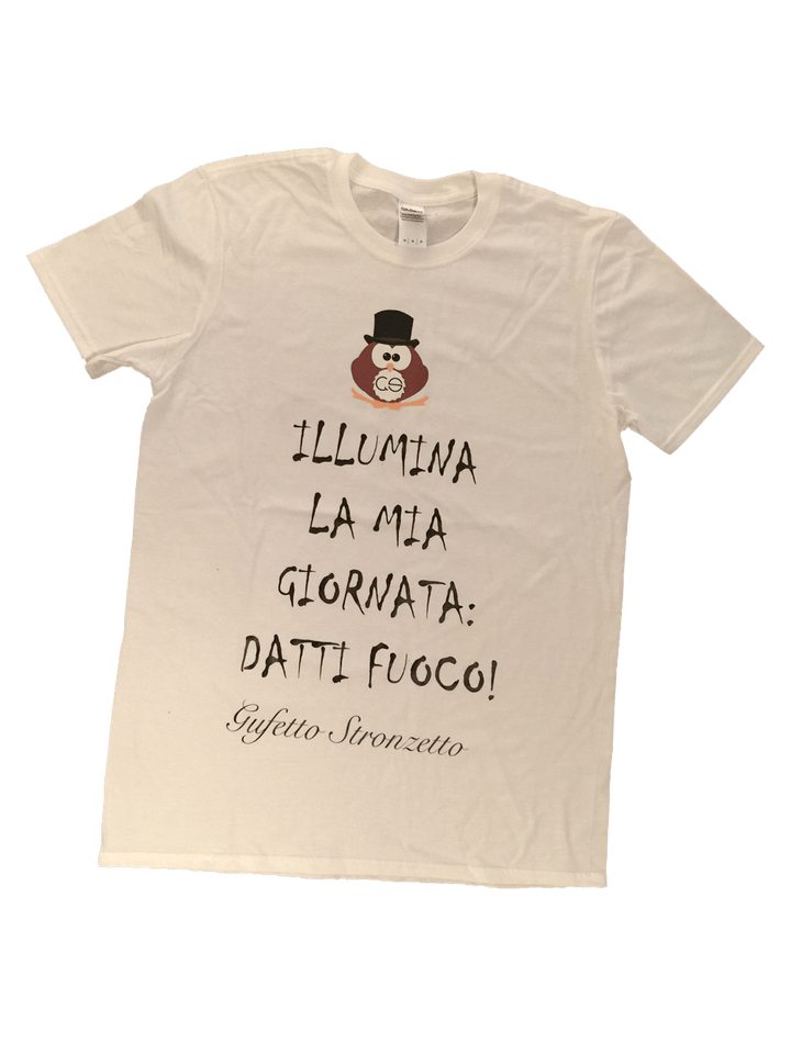 T-shirt Uomo ( Illumina la mia Giornata... ) - Gufetto Brand 