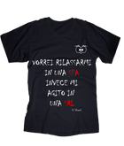 T-shirt Uomo ( Vorrei Rilassarmi... ) - Gufetto Brand 
