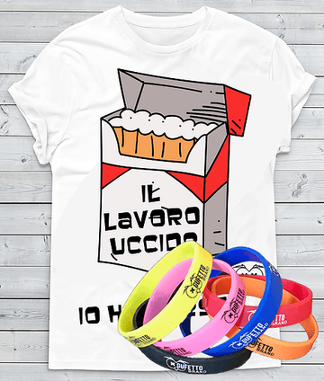 Bundle T-shirt Uomo/Donna + Bracciale Fluo