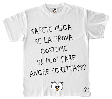 T-shirt Donna Sapete mica se la prova costume...
