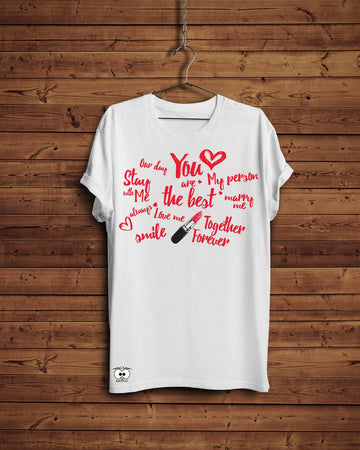 T-shirt Donna Smile Love
