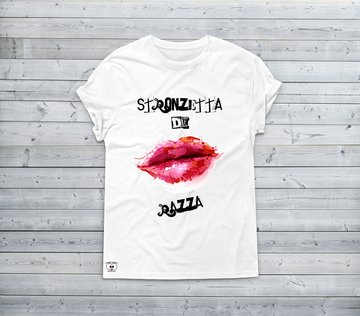 T-shirt Donna Stronzetta di Razza Bacio