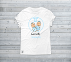 T-shirt Donna Zodiac Siamo un pò piccoli Gemelli - Gufetto Brand 