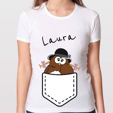 T-shirt Gufetta Stronzetta Personalizzabile (Nome)