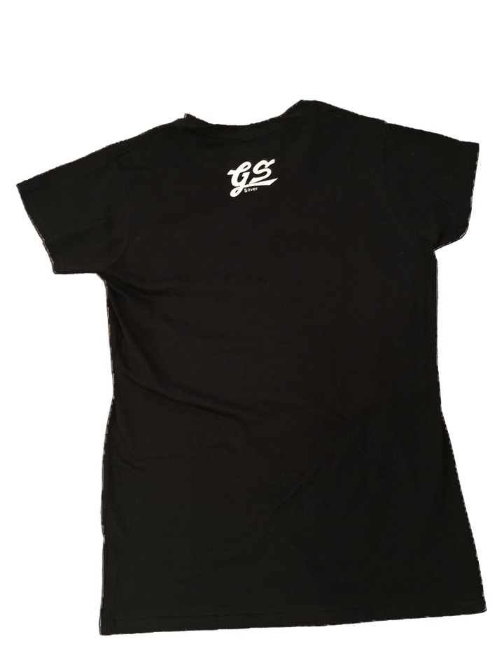 T-shirt Luxury Donna Occhi Argento - Gufetto Brand 