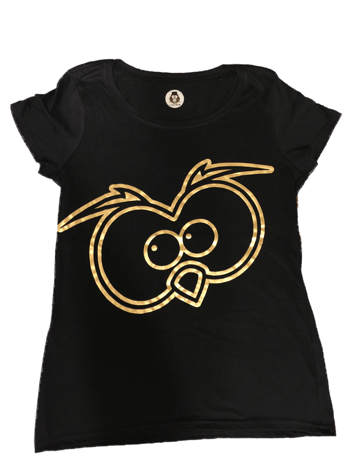 T-shirt Luxury Donna Occhi oro - Gufetto Brand 