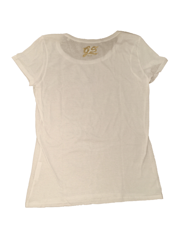T-shirt Luxury Donna Occhi oro - Gufetto Brand 