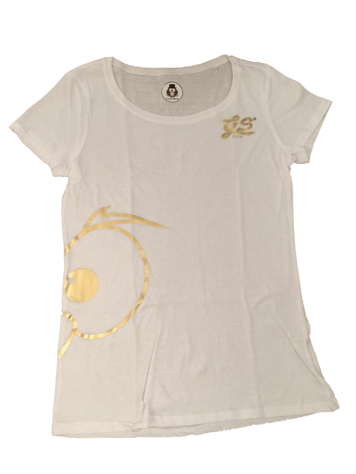 T-shirt Luxury One Donna Occhi oro - Gufetto Brand 