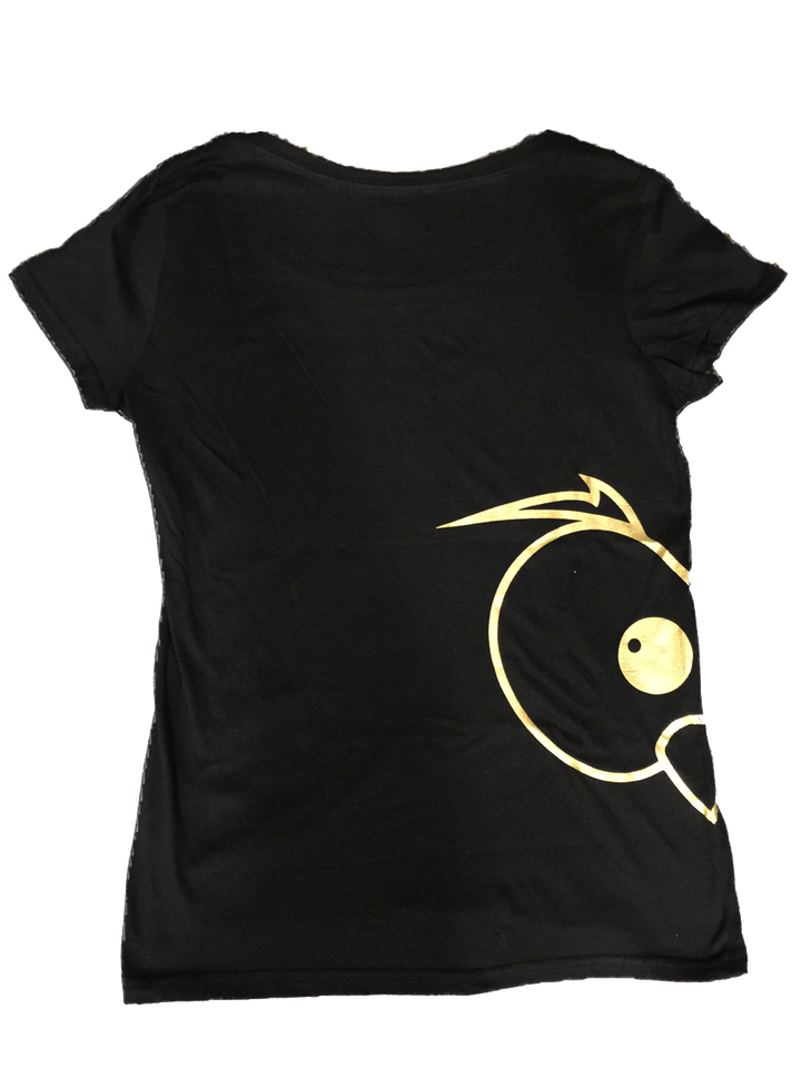 T-shirt Luxury One Donna Occhi oro - Gufetto Brand 