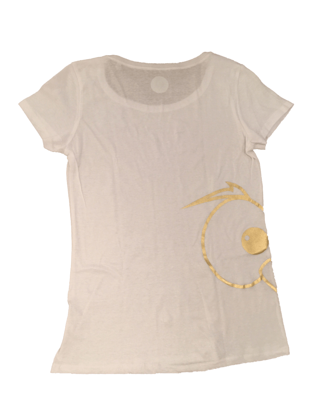 T-shirt Luxury One Donna Occhi oro - Gufetto Brand 