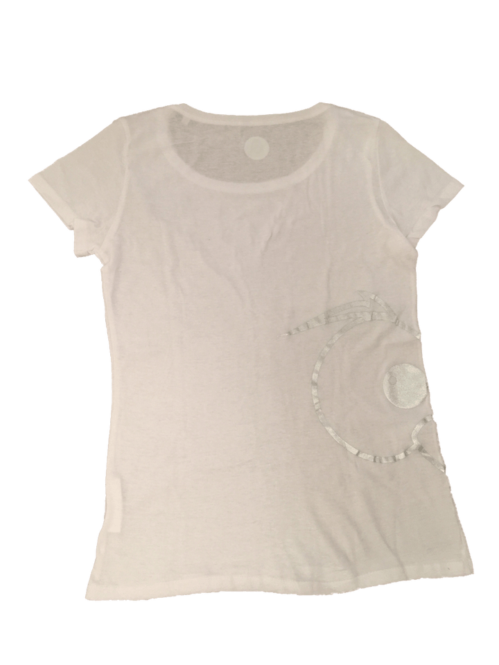 T-shirt Luxury One Uomo Occhi Argento - Gufetto Brand 