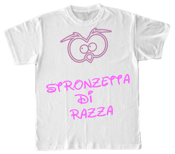 T-shirt Stronzetta di Razza Bianca Donna