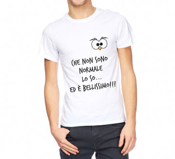 T-shirt Uomo Che non sono Normale Occhio P.
