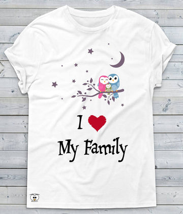 T-shirt Uomo Love my Family
