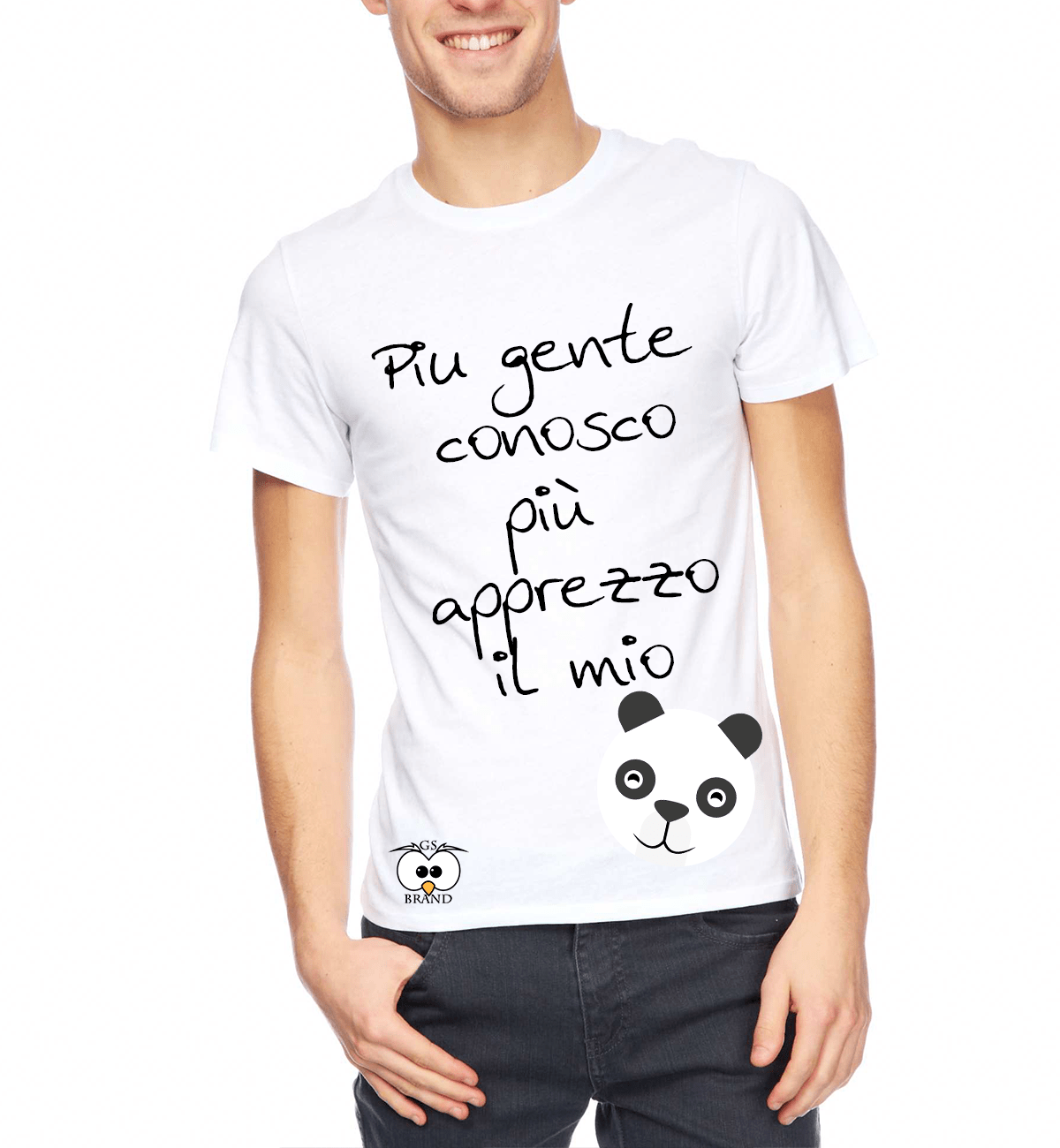 T-shirt Uomo Panda - Gufetto Brand 