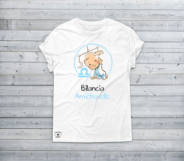 T-shirt Uomo Zodiac Siamo un pò piccoli Bilancia