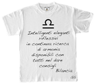 T-shirt Zodiac Donna Bilancia - Gufetto Brand 