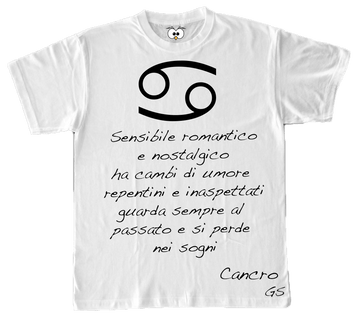 T-shirt Zodiac Donna Cancro