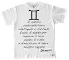 T-shirt Zodiac Donna Gemelli - Gufetto Brand 
