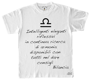 T-shirt Zodiac Uomo Bilancia
