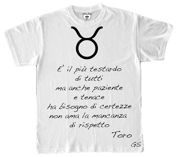 T-shirt Zodiac Uomo Toro