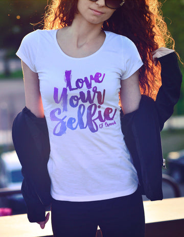 Gufetto Brand Uomo/Donna T-shirt Love your Selfie