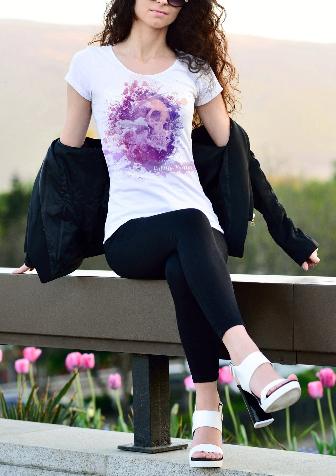 Gufetto Brand Uomo/Donna T-shirt Skull Paint - Gufetto Brand 