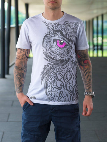 Gufetto Brand Uomo/Donna T-shirt Tribal Owl Particular