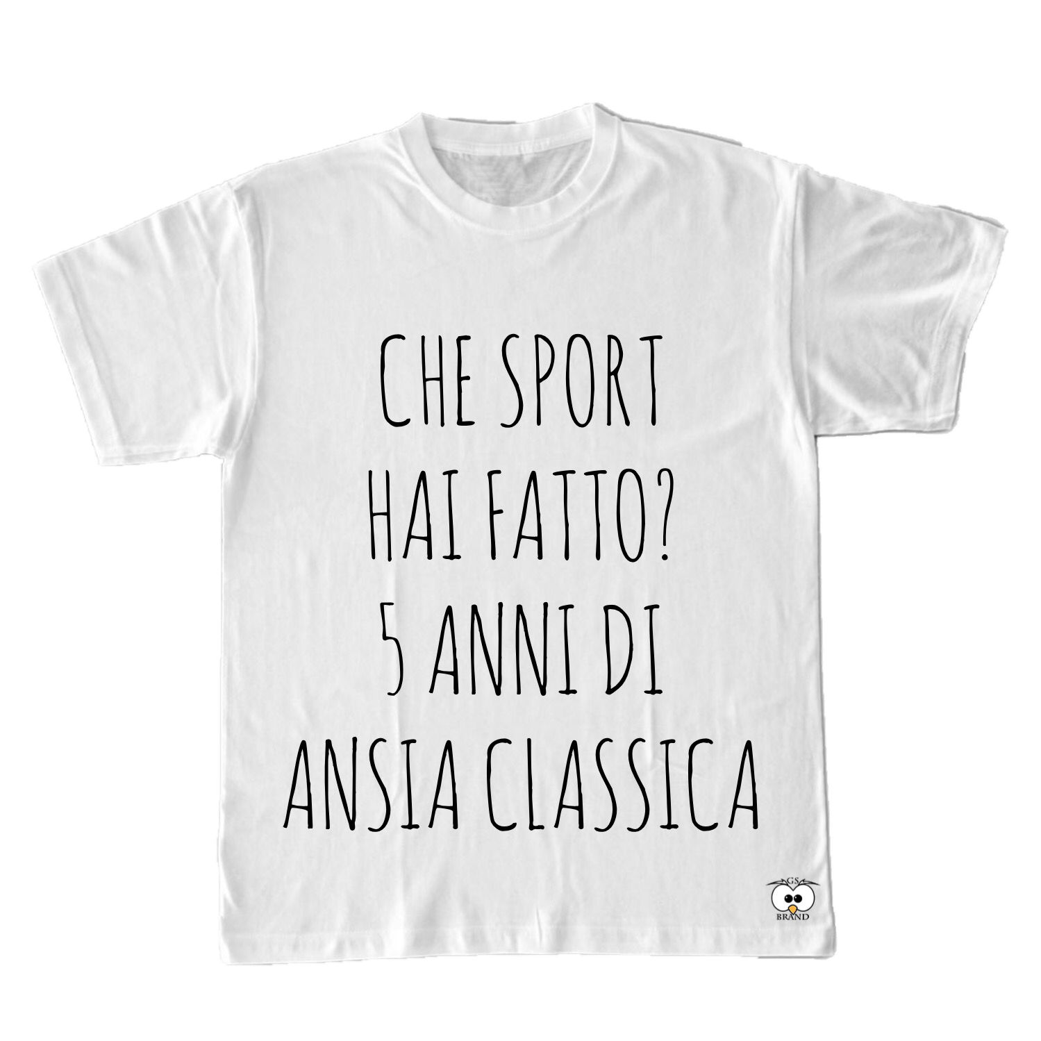 T-shirt Che sport hai fatto? - Gufetto Brand 