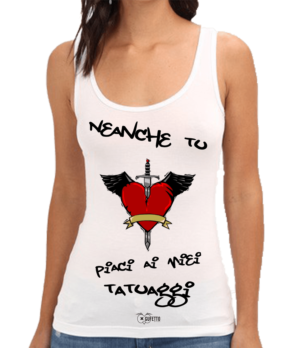 Canotta  Donna Tattoo 1 - Gufetto Brand 