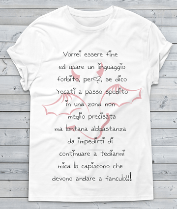 T-shirt Donna Vorrei essere...