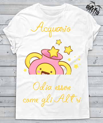 T-shirt Donna Zodiac Acquario Summer Edition