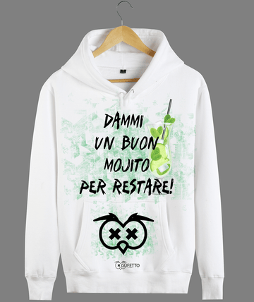 Felpa Uomo Dammi un buon Mojito