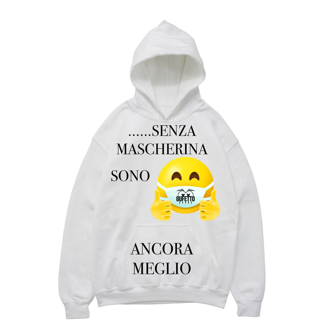Felpa uomo MASCHERINA ( M8740 ) - Gufetto Brand 