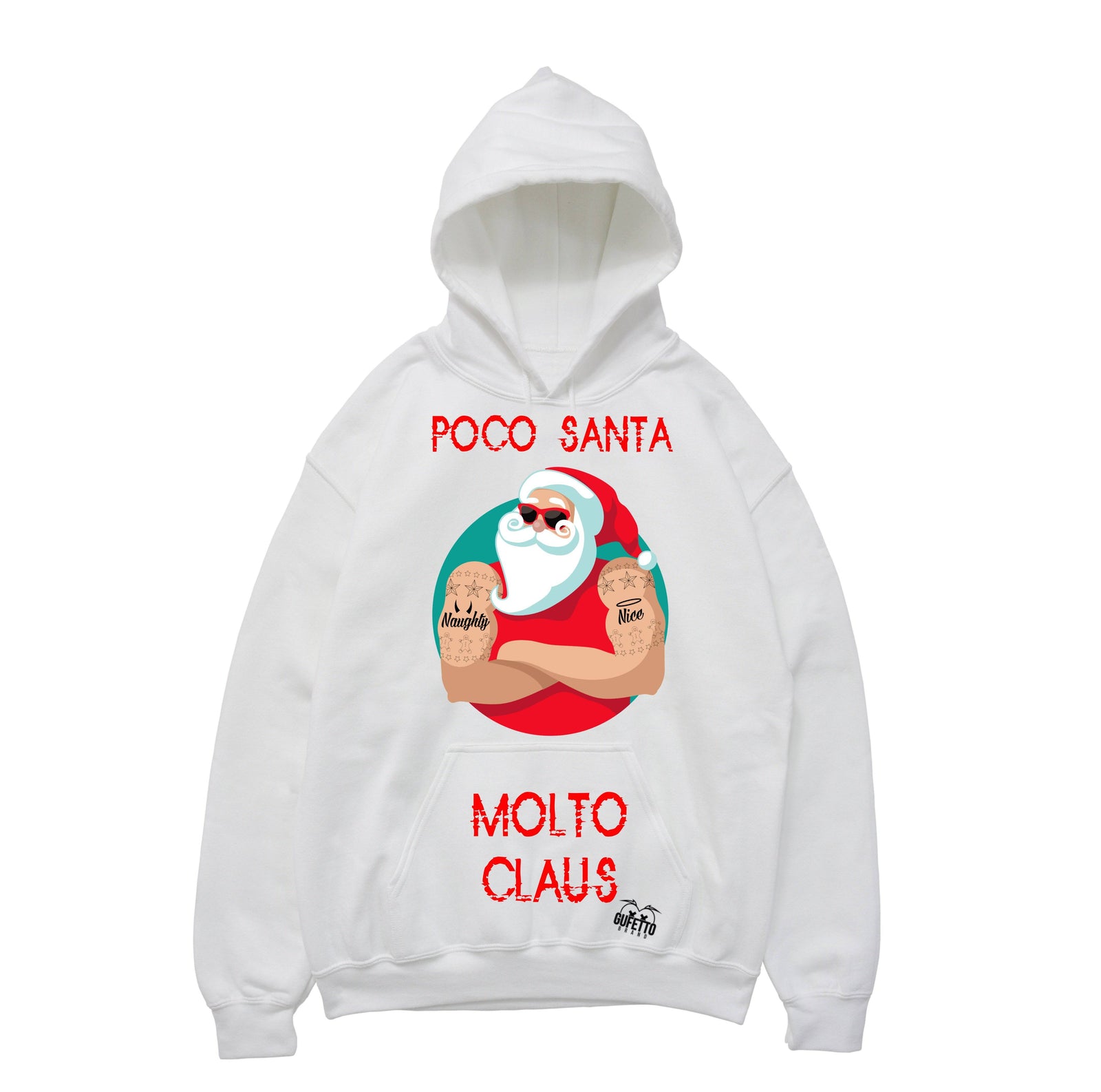 Felpa uomo SANTA ( S0823 ) - Gufetto Brand 